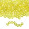 1500 PCS Acrylic Letter Beads – 7×4mm Round Yellow Transparent Alphabet Beads for Jewelry & Crafts